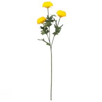 Prodotto Dalia Fiori Decorativi Artificiali Fiore Giallo L64cm 3 pz