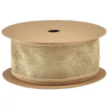 Prodotto Nastro in velluto nastro decorativo nastro per gioielli velluto marrone L50mm L8m