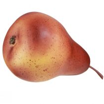 Prodotto Pera decorativa, giallo-marrone, set di 4 decorazioni da tavola per la festa autunnale/del raccolto, Ø8,5cm