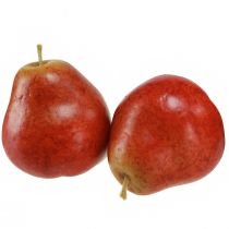 Prodotto Pere decorative frutta decorativa rossa in rete Ø5,5 cm H6,5 cm 6 pz