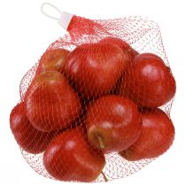 Prodotto Pere rosse decorative, Ø5,5cm, H6,5cm, 12 pezzi, frutta decorativa