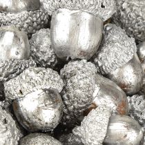Prodotto Ghiande decorative argento, decorazione dell'Avvento, frutti autunnali naturali, casa di campagna Ø1,5 – 2,5 cm L1,5 – 3 cm 300 g