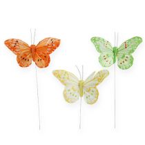Prodotto Farfalle decorative sul filo 10 cm 12 pezzi