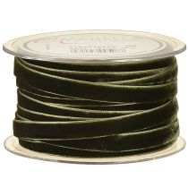 Prodotto Nastro di velluto verde nastro regalo velluto verde scuro 10mm 20m