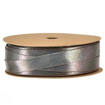 Prodotto Nastro decorativo argento effetto metallizzato nastro per gioielli 15 mm 15 m