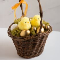 Prodotto Pulcini decorativi, perfetti per le celebrazioni pasquali in soggiorno o in giardino, 7 cm, 6 pezzi