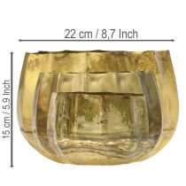 Prodotto Set di 3 ciotole decorative in ottone, diametro 22/18/14 cm.
