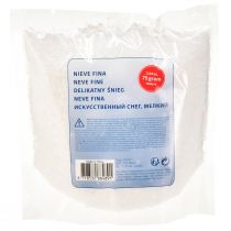 Prodotto Neve decorativa in PE neve bianca fine artificiale 75 g
