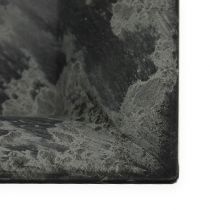 Piatto in plastica 20 cm x 20 cm quadrato antracite 6 pezzi