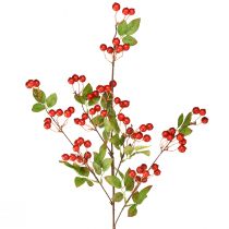 Prodotto Ramo decorativo bacche rosse ramo artificiale di Natale 88 cm