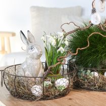 Prodotto Ciotola con manico in filo metallico marrone Ø35/30/25cm set da 3