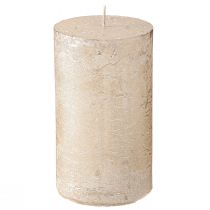 Prodotto Candele tinta unita platino 70x120mm 4 pz