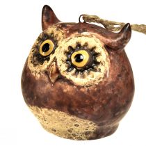 Prodotto Adorabili pendenti con gufo - Toni marroni rustici, 5,6 cm - Decorazione perfetta per l&#39;autunno e il Natale - Confezione da 3