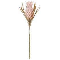 Prodotto Fiore artificiale esotico rosa grande fiore di ananas 74 cm