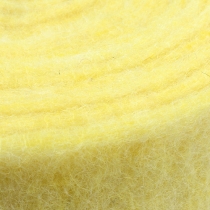 Nastro in feltro giallo chiaro 15cm 5m