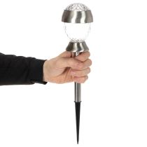Prodotto Luci solari da giardino, a forma di globo con picchetto, 36 cm, 4 pezzi