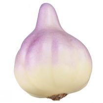 Prodotto Decorazione vegetale aglio giallo viola in rete Ø4,5 cm 12 pezzi