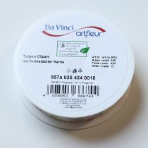 Prodotto Nastro regalo con motivo a tulipano, creativo per occasioni speciali e decorazioni stagionali, largo 2,5 cm, lungo 18 m