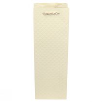 Prodotto Busta regalo per bottiglie carta crema 12×9×36cm 1 pz