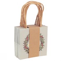 Prodotto Busta regalo con manici busta regalo grigia 12×12 cm 8 pz