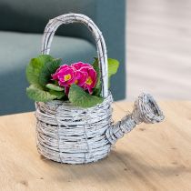 Prodotto Annaffiatoio decorativo con un raffinato design intrecciato per un elegante arredamento della casa, 26 cm