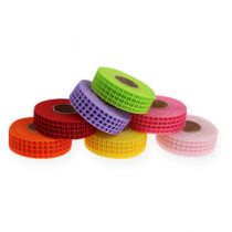 Nastro a griglia 3 cm x 10 m colorato 7 pezzi