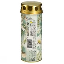 Prodotto Luce tombale con motivo decorativo in lutto Ø6cm H17cm 6 pezzi