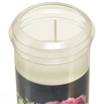 Prodotto Luci gravi rose bianche motivo cuore lutto Ø7cm H18cm 3 pezzi