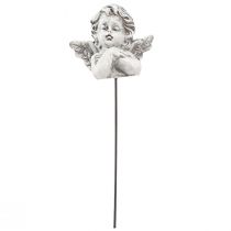 Prodotto Angelo decorativo per tomba su bastone decorazione per composizione 5,5 cm 4 pz
