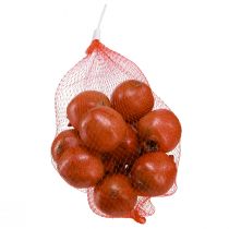 Prodotto Decorazione di melograno artificiale in una rete, ingannevolmente realistico, rosso-giallo-verde, Ø5,5 cm, 12 pezzi