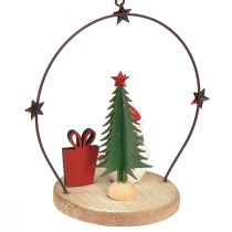 Prodotto Babbo Natale e pupazzo di neve da appendere A13 cm 2pz
