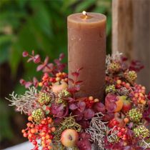 Prodotto Decorazione autunnale ramo di eucalipto rosso eucalipto artificiale 36 cm