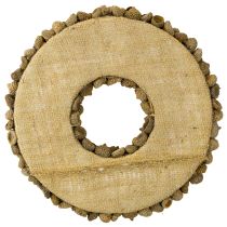 Prodotto Ghirlanda naturale, decorazione autunnale, ghiande, ghirlanda per porte, ghirlanda da parete, fai da te, Ø30cm