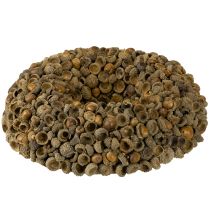 Prodotto Ghirlanda naturale, decorazione autunnale, ghiande, ghirlanda per porte, ghirlanda da parete, fai da te, Ø30cm