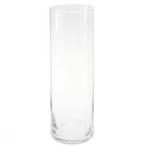 Prodotto Vaso alto in vetro vaso da fiori conico in vetro 30 cm Ø 10,5 cm