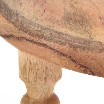 Prodotto Alzata per torta a 2 livelli in legno di mango Ø35 cm/Ø24 cm H51,5 cm