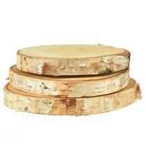 Prodotto Dischi di legno Dischi decorativi di betulla Ø15-18cm 3 pz
