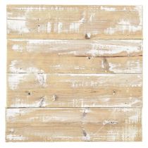 Prodotto Vassoio in legno decorazione legno vintage marrone bianco 24x24 cm
