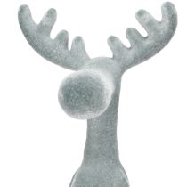 Prodotto Alce seduto Figura natalizia per mensola Grigio A31cm 3pz
