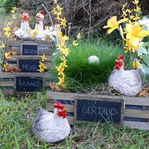 Prodotto Pollo decorativo in ceramica divertente figura decorativa pasquale 16×12×12 cm