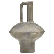 Prodotto Vaso brocca in ceramica aspetto antico ceramica grigio ruggine H27cm