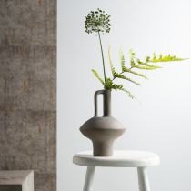 Prodotto Vaso brocca in ceramica aspetto antico ceramica grigio ruggine H27cm