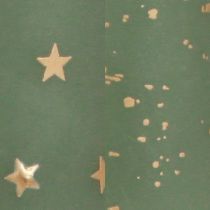 Prodotto Candela come albero di Natale Candela natalizia verde oro Ø4,5 cm A25 cm 2 pezzi