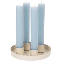 Prodotto Portacandele magnetici per candele affusolate spesse (4 cm), 4 pezzi