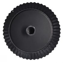 Prodotto Portacandele in metallo a forma di torta, nero, Ø18cm, 2 pezzi