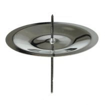 Prodotto Portacandele con spina, argento 6 cm, 36 pz