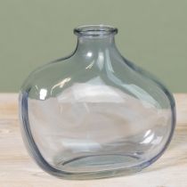 Prodotto Piccolo vaso in vetro trasparente moderno mini vaso in vetro blu 11×6×10cm 3 pezzi