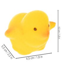 Prodotto Piccoli pulcini di Pasqua, gialli e arancioni, alti 4,5 cm, 18 pezzi