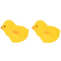 Prodotto Piccoli pulcini di Pasqua, gialli e arancioni, alti 4,5 cm, 18 pezzi