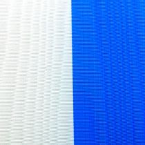 Prodotto Ghirlanda fasce moiré blu-bianco 125 mm